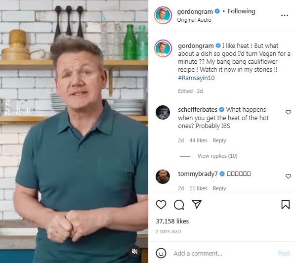 Olahan Kembang Kol Ini Bikin Chef Gordon Ramsay Hampir Jadi Vegan