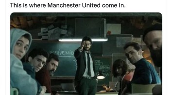 Ronaldo selalu mendapat trofi tiap musim, tapi kini nol ketika kembali membela MU. Foto: Twitter