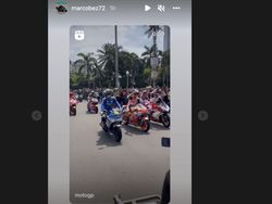 Instagram Marc Marquez Cs Dipenuhi Momen Parade di Jakarta