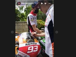 Instagram Marc Marquez Cs Dipenuhi Momen Parade di Jakarta