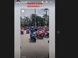 Instagram Marc Marquez Cs Dipenuhi Momen Parade di Jakarta