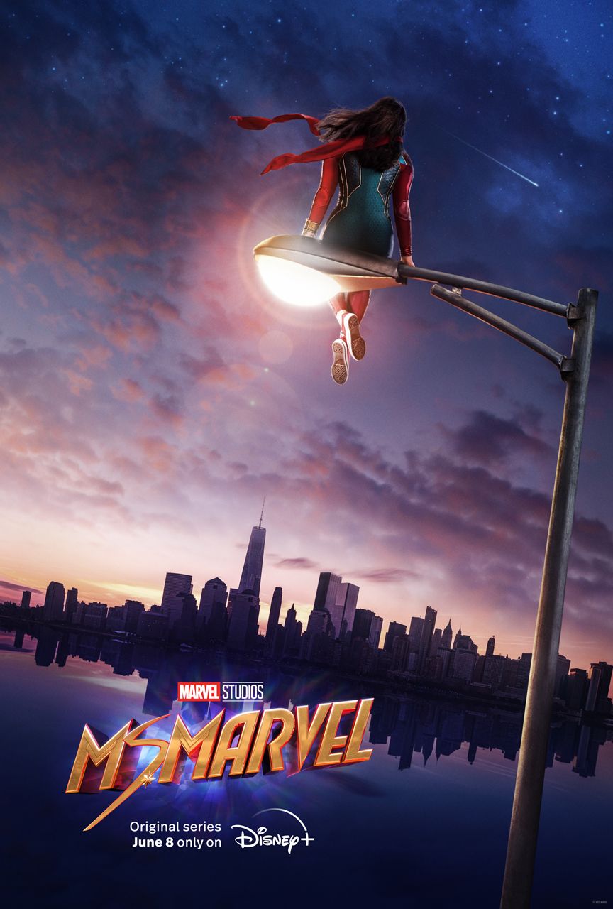 Poster Ms Marvel, serial Disney+ yang akan tayang 8 Juni 2022.