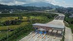 Foto Udara Proyek Tol Cisumdawu Seksi II yang Hampir Rampung
