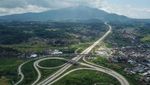 Foto Udara Proyek Tol Cisumdawu Seksi II yang Hampir Rampung