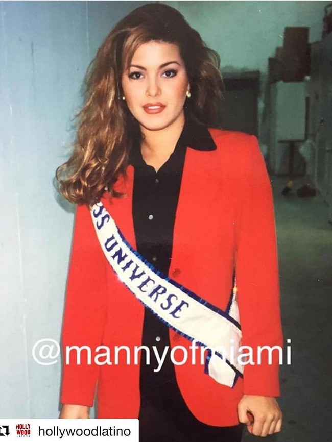 Miss Universe 1996 Alicia Machado pernah jadi korban body shaming Donald Trump, yang kala itu masih memegang lisensi Miss Universe. Ia dipanggil ‘Miss Piggy’ dan ‘mesin pemakan’ yang sempat membuatnya tak percaya diri. Foto: Instagram