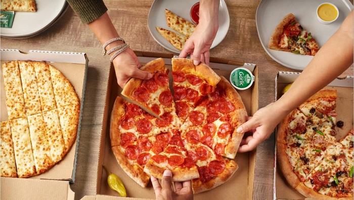 Restoran Pizza Papa Johns di Rusia