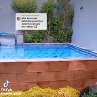 Masih terdapat area sisa yang dimanfaatkan sebagai taman. Rumah pun terasa lebih asri. (Foto: Instagram/@fziah.ratna)