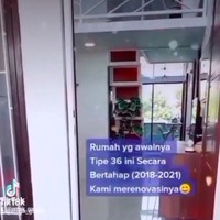 Sang pemilik rumah, Fziah Ratna, mengungkapkan rumah tersebut awalnya tidak memiliki kolam renang. Secara bertahap, rumah tersebut melalui pemugaran selama tiga tahun dari 2018. (Foto: Instagram/@fziah.ratna)