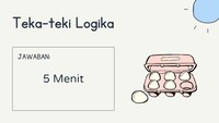 Karena dalam satu panci bisa merebus 10 telur sekaligus. Jadi, kamu hanya perlu 5 menit untuk merebus 5 telur dalam 1 panci.