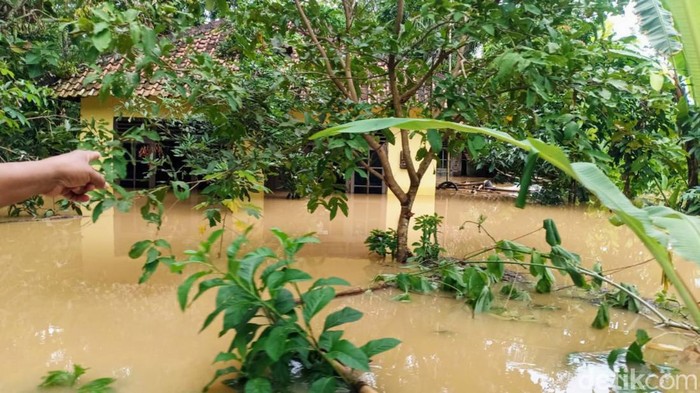 Banjir di Purworejo, Jawa Tengah, Kamis (17/3/2022).