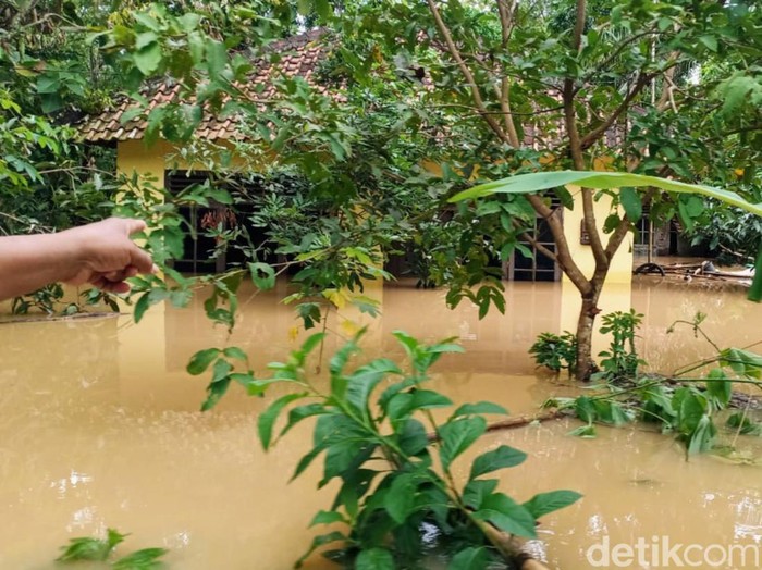 Banjir di Purworejo, Jawa Tengah, Kamis (17/3/2022).