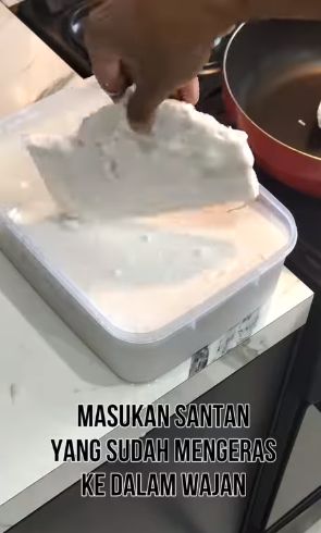 Cara membuat minyak kelapa murni dari chef Tiarbah