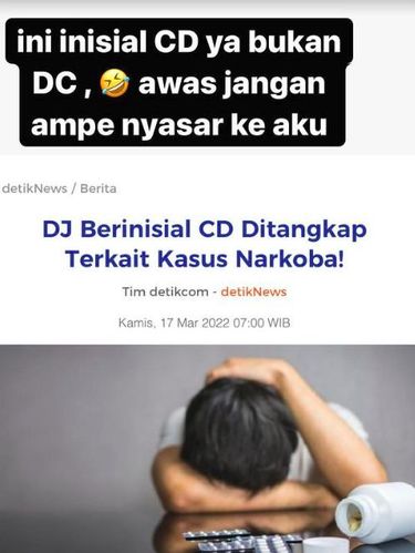 Dinar Candy memberikan pengakuan soal penangkapan DJ CD.