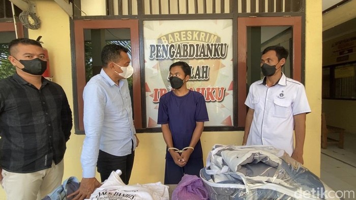 Kasat Reskrim Polres Rembang AKP Heri Dwi Utomo saat gelar perkara, Kamis (17/3/2022).
