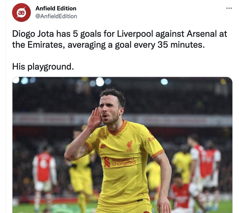 Meme Liverpool Kalahkan Arsenal