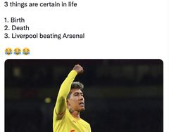 Dibabat Liverpool, Arsenal Jadi Guyonan Netizen