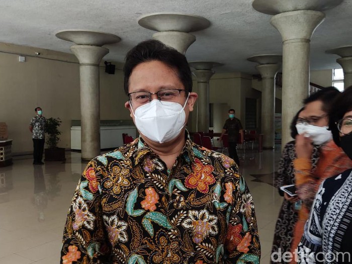 Menkes Budi Budi Gunadi Sadikin di UGM, Sleman, Kamis (17/3/2022).