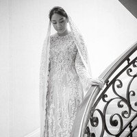 Pada acara pengajian tersebut, putri sulung Chairul Tanjung itu juga mengenakan kerudung warna senada. Foto: Samuel Rustandi/Morden.Co