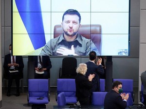 Pidato di Bundestag, Presiden Ukraina: Bantuan Jerman Datang Terlambat