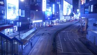 Jalan-jalan perbelanjaan yang sibuk dan distrik perkantoran jauh lebih kosong dari sebelumnya. Pembatasan pandemi telah menyedot banyak energi dari kota kosmopolitan yang terkenal dengan lampu neon dan keramaiannya.