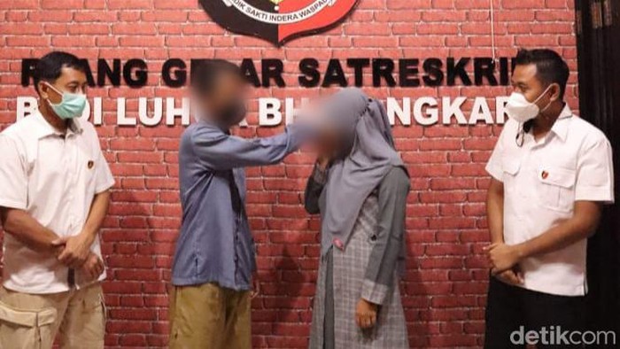 UAS dan YEM suami istri yang salin melapor akhirnya berdamai setelah menjalani proses restorative justice.