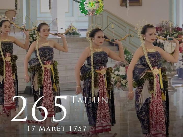 Unggahan akun Instagram resmi Pura Mangkunegaran.