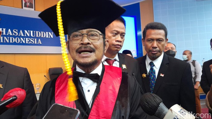 Unhas beri Profesor Kehormatan ke Syahrul Yasin Limpo (SYL).