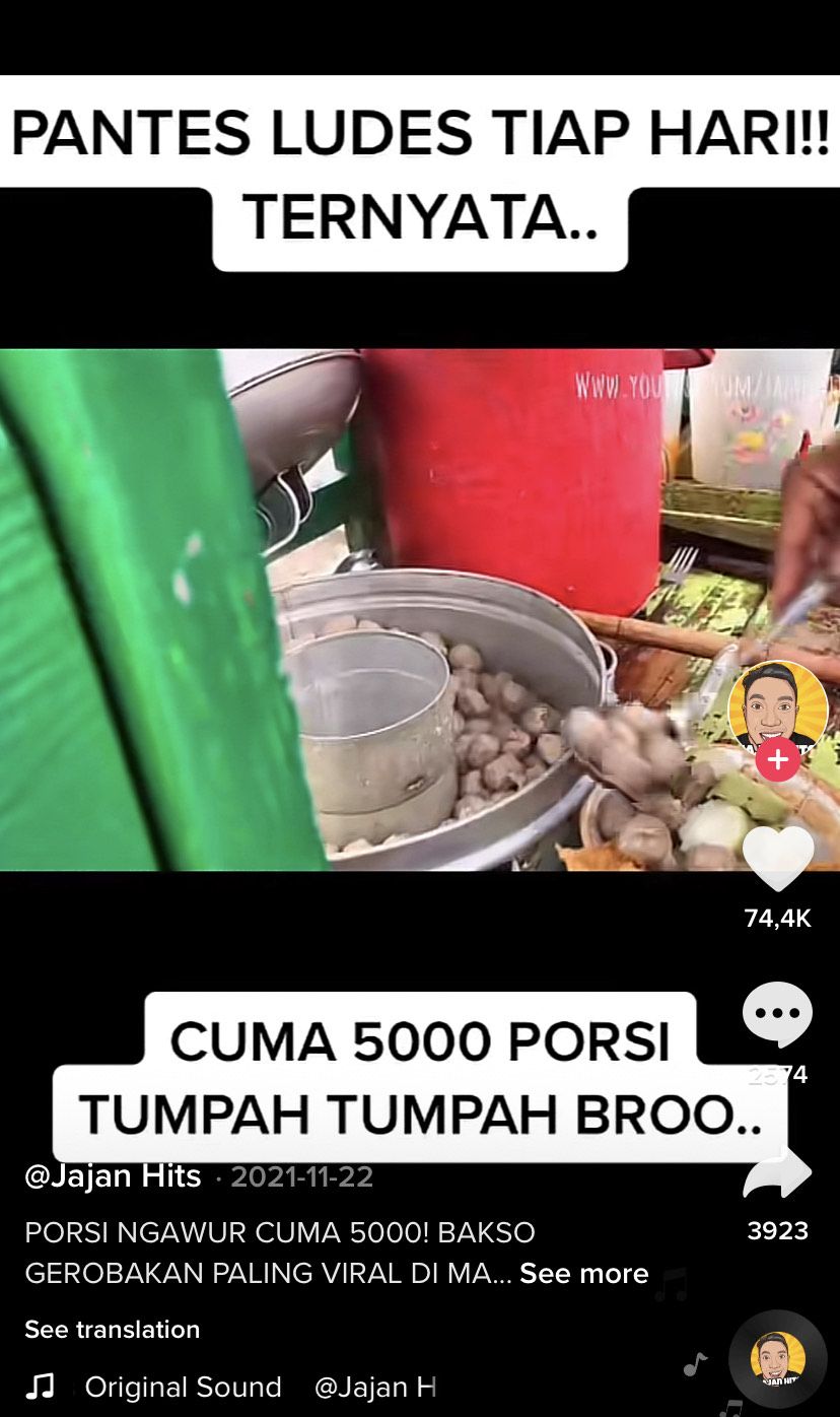 Viral di TikTok, 5 Bakso Gerobakan di Semarang hingga Denpasar Jadi Incaran