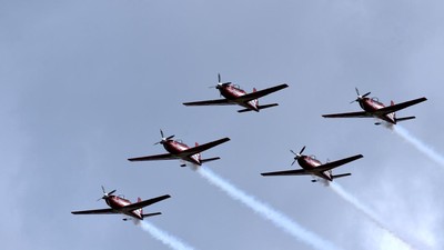 Aksi Pesawat  Akrobatik Ini Bakal Meriahkan MotoGP Mandalika
