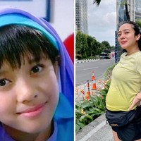 Selanjutnya ada Dea Ananda yang dulunya merupakan salah satu anggota Trio Kwek Kwek bersama Leony Vitria. Penampilan penyanyi cilik yang satu ini pun terlihat berubah. Saat ini Dea Ananda sudah menikah dan tengah berbadan dua. Foto: Instagram