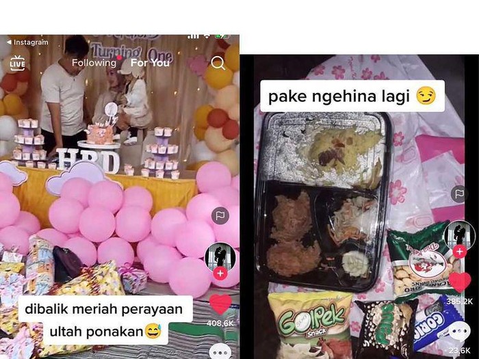 Foto saudara Ani yang sedang menggelar acara ulang tahun anaknya. Foto saudara Ani yang sedang menggelar acara ulang tahun anaknya.