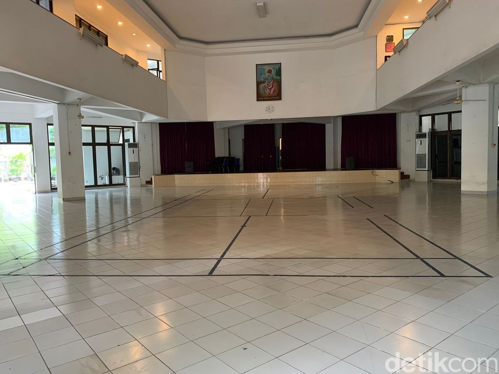 GPIB Jemaat Sumber Kasih usai banjir semalam. Kondisi 18 Marte 2022 siang. (Mulia Budi/detikcom)