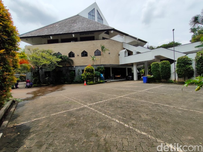 GPIB Jemaat Sumber Kasih usai banjir semalam. Kondisi 18 Marte 2022 siang. (Mulia Budi/detikcom)