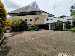 Banjir di Gereja Jemaat Sumber Kasih di Lebak Bulus Jaksel Sudah Surut