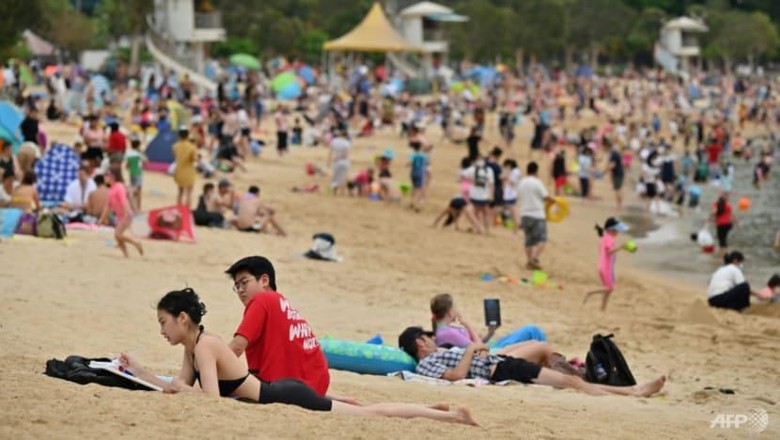 Hong Kong tutup pantai Hong Kong tutup pantai
