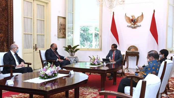 Jokowi Bertemu Delegasi Mesir