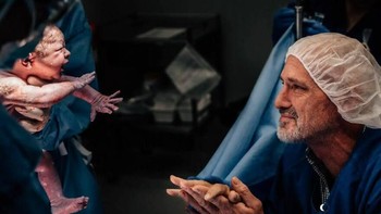 First Look karya Ebon Allen dari Australia. Foto: The International Association of Professional Birth Photographers