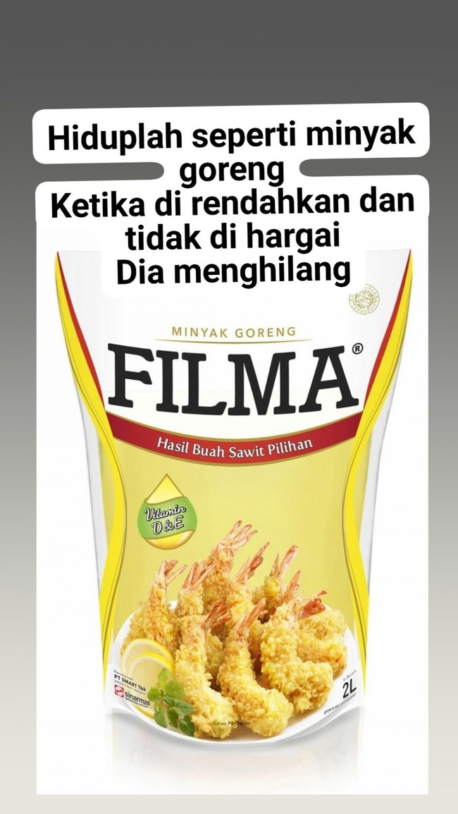 Saat sudah hilang baru deh banyak yang cariin. Bisa dicoba nih trik dari minyak goreng yang satu ini.. Foto: 1cak.com