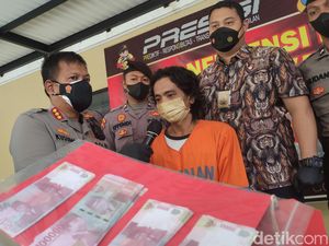 Pembuat Uang Palsu di Sidoarjo Diringkus, Lima Bulan Edarkan Rp 300 Juta