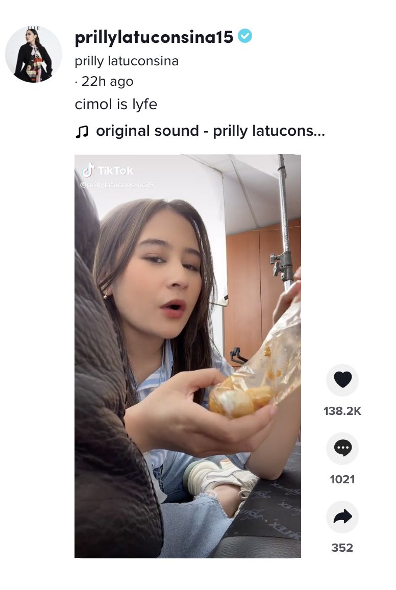 Prilly Latuconsina Doyan Banget Cimol, Minta Nambah Beli Goceng!