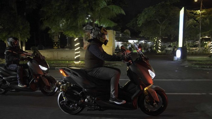 Puluhan bikers Maxi Yamaha pada Kamis (17/3), memulai perjalanan dari Denpasar menuju Mandalika.
