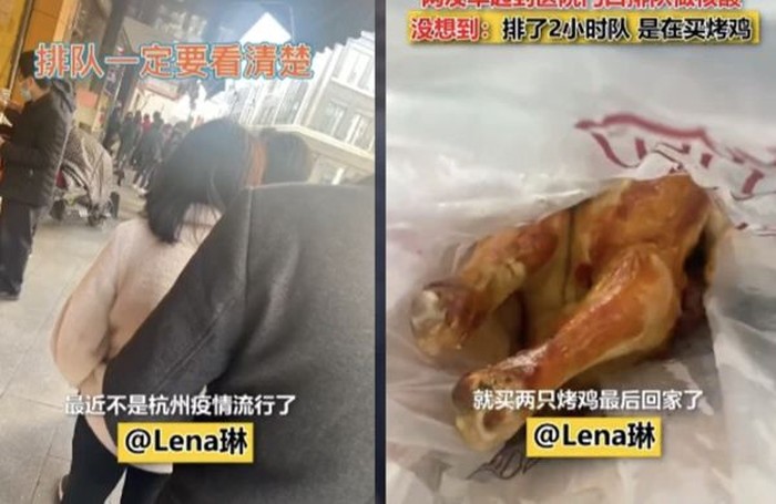 Salah antre di antrean beli ayam panggang