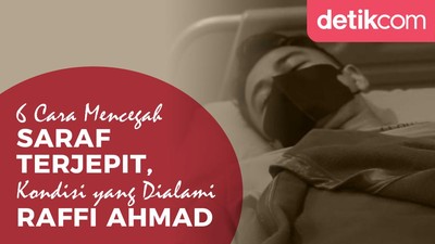 Cara Mencegah Saraf Kejepit Seperti Dialami Raffi Ahmad