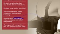 Salah satu cara mencegah saraf kejepit adalah dengan menjaga postur ideal.