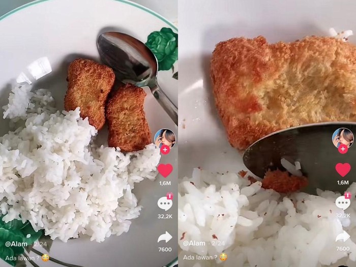 Tren Maka Nasi Banyak Lauk Secuil