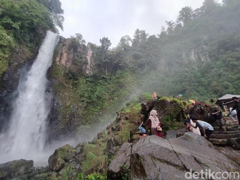 Destinasi wisata Air Terjun Takapala, Kabupaten Gowa, Sulsel.