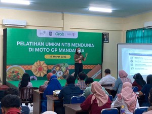 Grab Latih UMKM NTB untuk Pikat Wisatawan di Sirkuit Mandalika