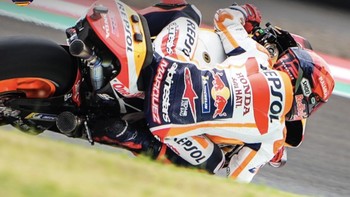 Dalam stories Marquez mengungkapkan persoalan yang dihadapi kuda besi yang ditungganginya. Foto: Instagram