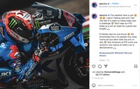 Rider MotoGP melakukan sesi latihan bebas dan berupaya keras menaklukan Sirkuit Mandalika.