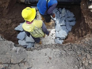 Jalan Bouraq Tangerang 2 Kali Amblas dalam 1 Bulan